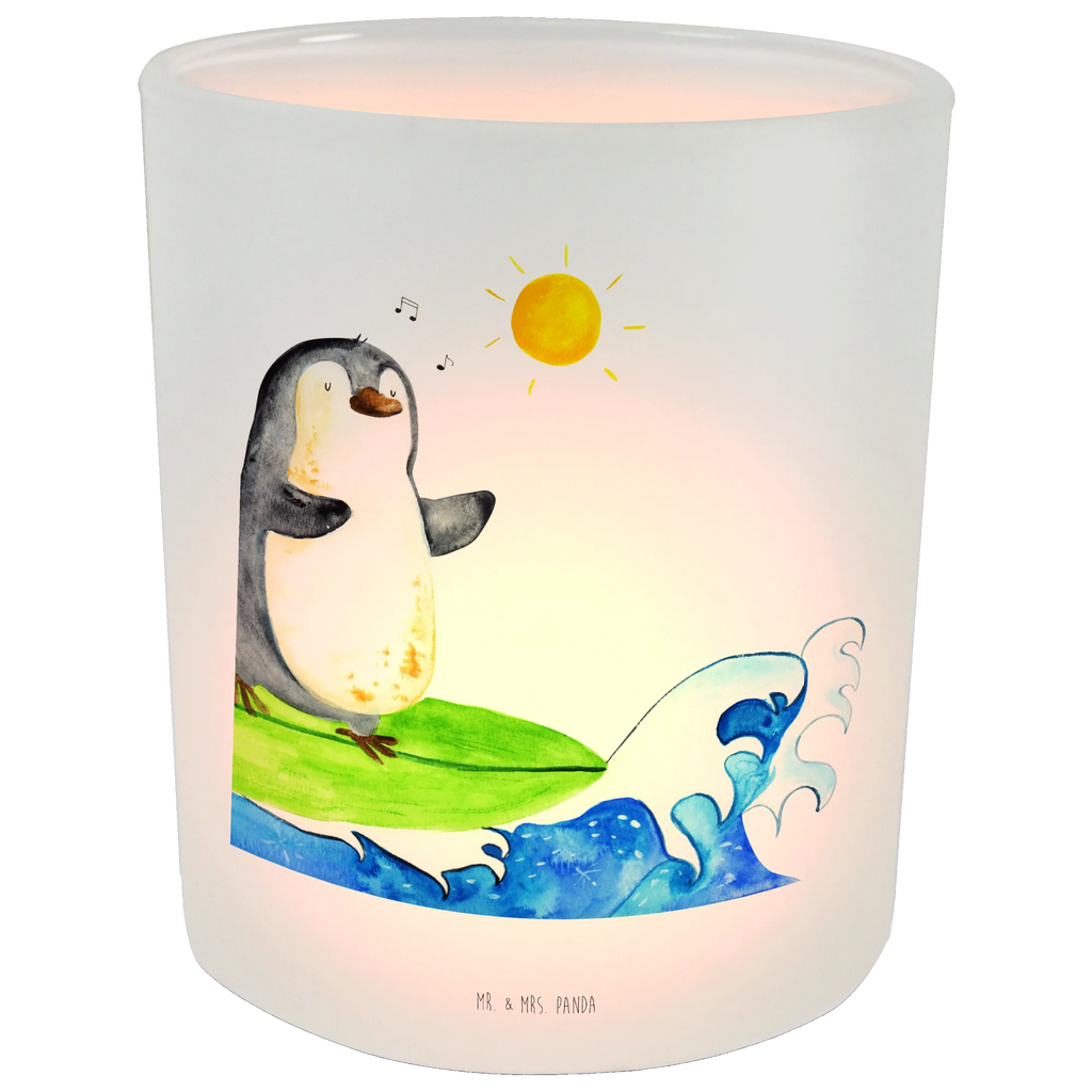 Windlicht Pinguin Surfer Windlicht Glas, Teelichtglas, Teelichthalter, Teelichter, Kerzenglas, Windlicht Kerze, Kerzenlicht, Glas Windlicht, Windlicht Zur Hochzeit, Windlicht Deko, Windlicht Hochzeit, Teelichtgläser, Windlicht Dekorieren, Pinguin, Pinguine, surfen, Surfer, Hawaii, Urlaub, Wellen, Wellen reiten, Portugal