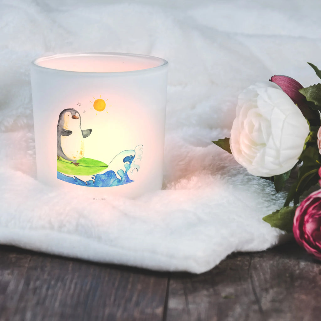 Windlicht Pinguin Surfer Windlicht Glas, Teelichtglas, Teelichthalter, Teelichter, Kerzenglas, Windlicht Kerze, Kerzenlicht, Glas Windlicht, Windlicht Zur Hochzeit, Windlicht Deko, Windlicht Hochzeit, Teelichtgläser, Windlicht Dekorieren, Pinguin, Pinguine, surfen, Surfer, Hawaii, Urlaub, Wellen, Wellen reiten, Portugal