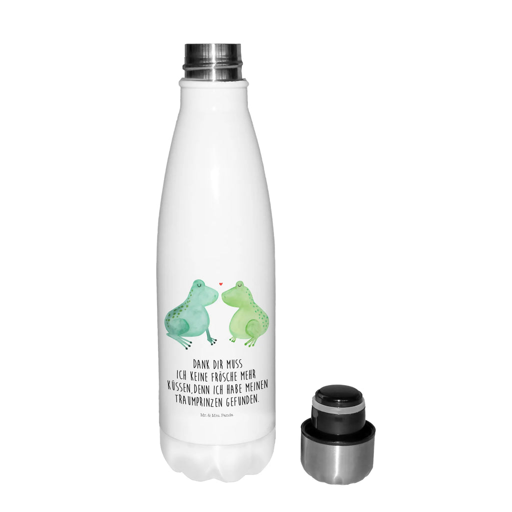 Thermosflasche Frosch Liebe Isolierflasche, Thermoflasche, Trinkflasche, Thermos, Edelstahl, Liebe, Partner, Freund, Freundin, Ehemann, Ehefrau, Heiraten, Verlobung, Heiratsantrag, Liebesgeschenk, Jahrestag, Hocheitstag, Verliebt, Verlobt, Verheiratet, Geschenk Freundin, Geschenk Freund, Liebesbeweis, Hochzeitstag, Geschenk Hochzeit, Frosch, Frösche, Froschkönig, Fröschchen