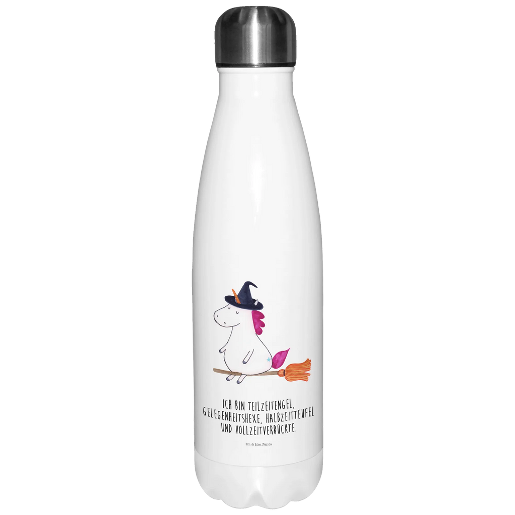 Thermosflasche Einhorn Hexe Isolierflasche, Thermoflasche, Trinkflasche, Thermos, Edelstahl, Einhorn, Einhörner, Einhorn Deko, Pegasus, Unicorn, Frau, Ehefrau, Hexe, Teufel, Engel, Verrückte, Freundin, Leben, Zicke