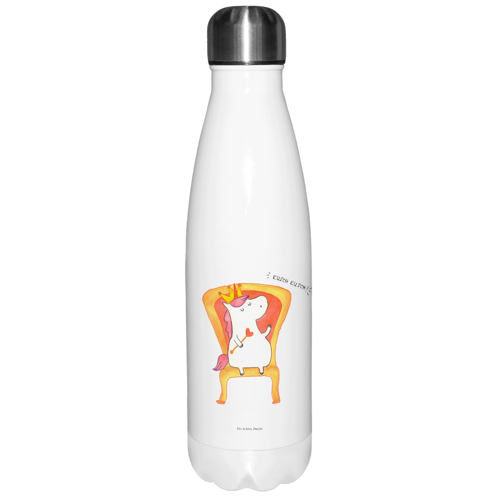 Thermosflasche Einhorn König Isolierflasche, Thermoflasche, Trinkflasche, Thermos, Edelstahl, Einhorn, Einhörner, Einhorn Deko, Pegasus, Unicorn, König, Präsident, Bundeskanzler, Herrscher, Kaiser, Prinzessin, Krone