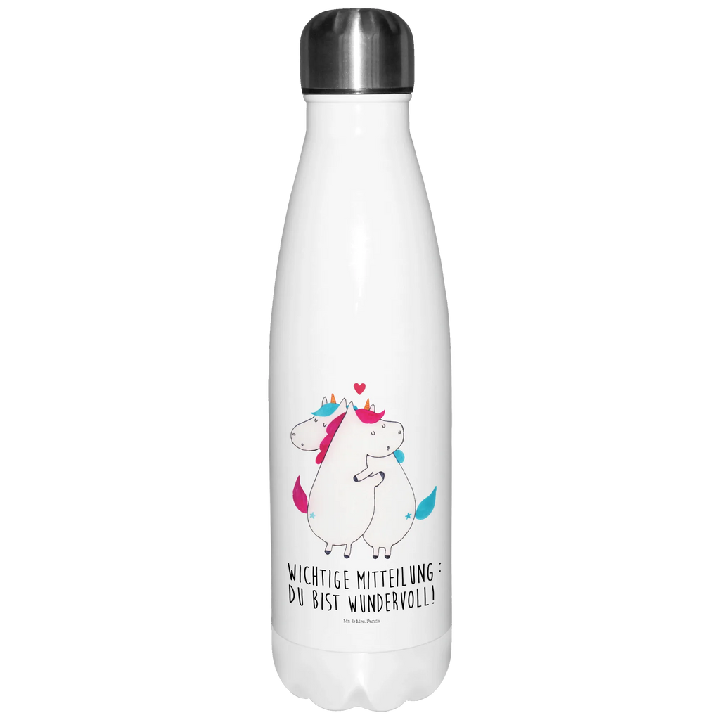 Thermosflasche Einhorn Mitteilung Isolierflasche, Thermoflasche, Trinkflasche, Thermos, Edelstahl, Einhorn, Einhörner, Einhorn Deko, Pegasus, Unicorn, Valentinstag, Valentine, Liebe, Geschenk, Partner, Ehe, lustig, witzig, Spruch