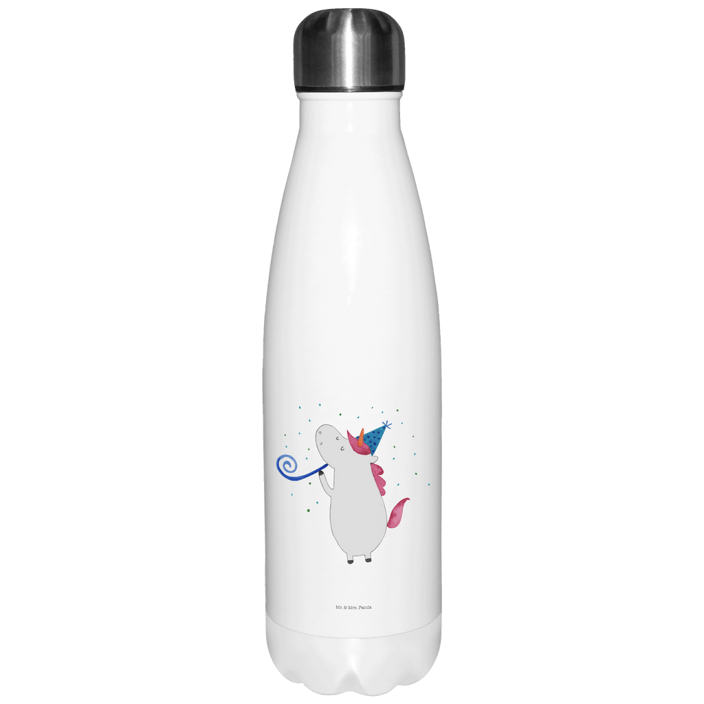 Thermosflasche Einhorn Party Isolierflasche, Thermoflasche, Trinkflasche, Thermos, Edelstahl, Einhorn, Einhörner, Einhorn Deko, Pegasus, Unicorn, Glitzer, Konfetti, Party, Geburtstag, Feier, Fest, Alkohol, Disco, Club