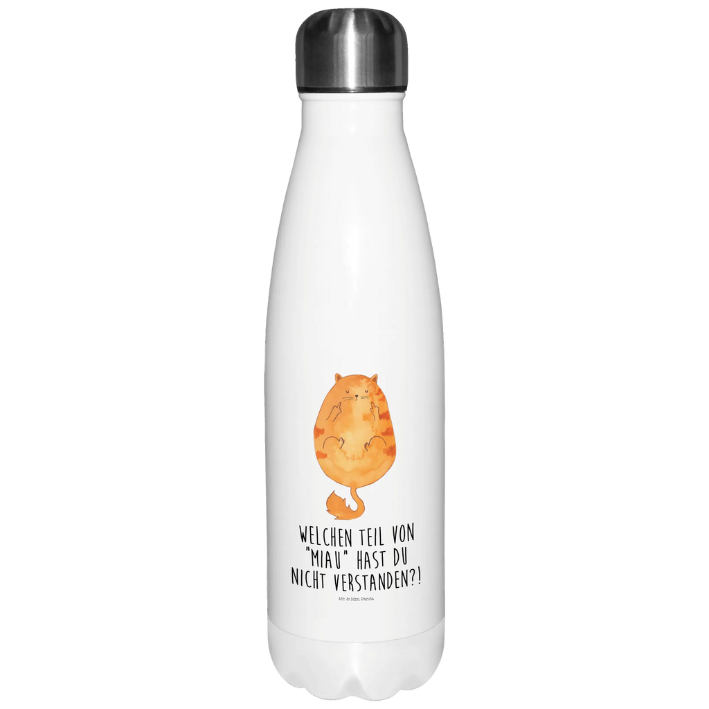 Thermosflasche Katze Mittelfinger Isolierflasche, Thermoflasche, Trinkflasche, Thermos, Edelstahl, Katze, Katzenmotiv, Katzenfan, Katzendeko, Katzenfreund, Katzenliebhaber, Katzenprodukte, Katzenartikel, Katzenaccessoires, Katzensouvenirs, Katzenliebhaberprodukte, Katzenmotive, Katzen, Kater, Mietze, Cat, Cats