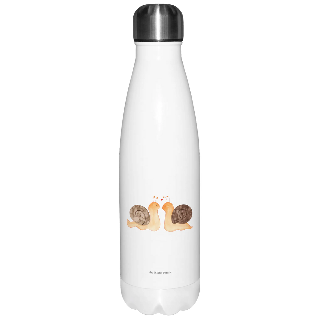 Thermosflasche Schnecken Liebe Isolierflasche, Thermoflasche, Trinkflasche, Thermos, Edelstahl, Liebe, Partner, Freund, Freundin, Ehemann, Ehefrau, Heiraten, Verlobung, Heiratsantrag, Liebesgeschenk, Jahrestag, Hocheitstag