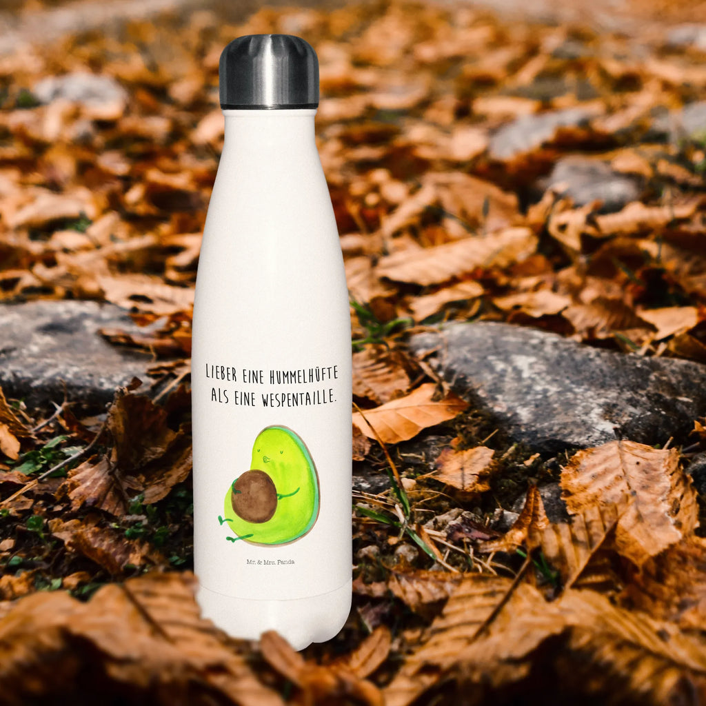 Thermosflasche Avocado pfeift Isolierflasche, Thermoflasche, Trinkflasche, Thermos, Edelstahl, Avocado, Veggie, Vegan, Gesund, Diät, Abnehmen, Ernährung, dick sein