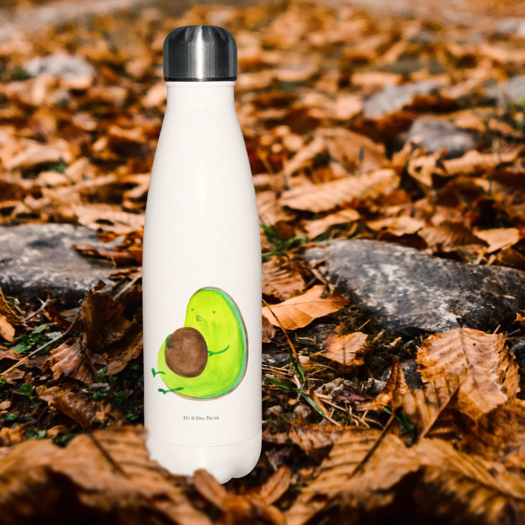 Thermosflasche Avocado pfeift Isolierflasche, Thermoflasche, Trinkflasche, Thermos, Edelstahl, Avocado, Veggie, Vegan, Gesund, Diät, Abnehmen, Ernährung, dick sein