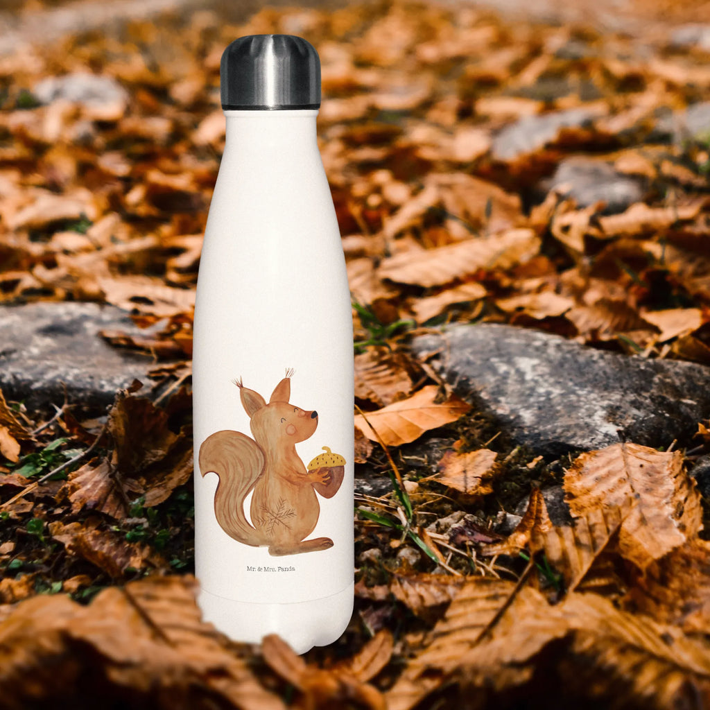 Thermosflasche Eichhörnchen Weihnachtszeit Isolierflasche, Thermoflasche, Trinkflasche, Thermos, Edelstahl, Winter, Weihnachten, Weihnachtsdeko, Nikolaus, Advent, Heiligabend, Wintermotiv, Frohe Weihnachten, Frohes neues Jahr, Guten Rutsch, Weihnachtsmotiv, Weihnachtsgruß, Neujahr, Vogel