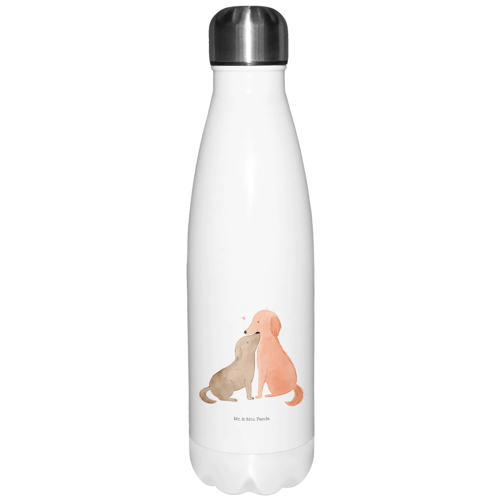 Thermosflasche Hunde Liebe Isolierflasche, Thermoflasche, Trinkflasche, Thermos, Edelstahl, Hund, Hundemotiv, Haustier, Hunderasse, Tierliebhaber, Hundebesitzer, Sprüche, Liebe, Hund. Hunde, Kuss, Vertrauen, Kuscheln, Herz