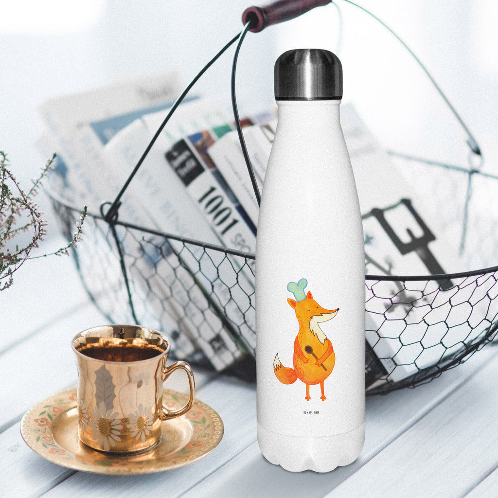 Thermosflasche Fuchs Koch Isolierflasche, Thermoflasche, Trinkflasche, Thermos, Edelstahl, Fuchs, Füchse, Koch Geschenk, Küche Spruch, Küche Deko, Köche, Bäcker, Party Spruch, Spruch lustig, witzig