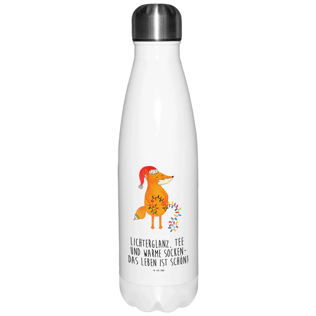 Thermosflasche Fuchs Weihnachten Isolierflasche, Thermoflasche, Trinkflasche, Thermos, Edelstahl, Winter, Weihnachten, Weihnachtsdeko, Nikolaus, Advent, Heiligabend, Wintermotiv, Fuchs, Füchse, Spruch schön, Geschenk Weihnachten, Weihnachtsmann, Weihnachtszeit