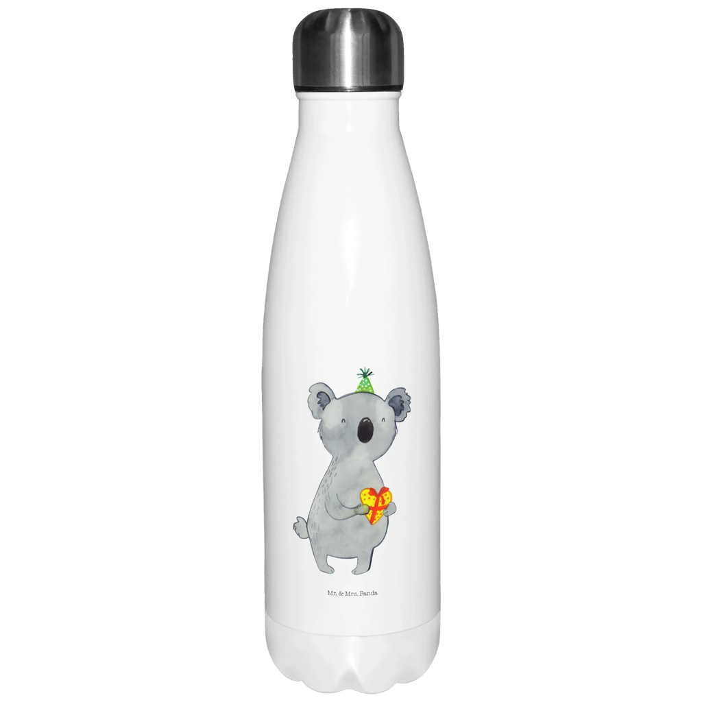 Thermosflasche Koala Geschenk Isolierflasche, Thermoflasche, Trinkflasche, Thermos, Edelstahl, Koala, Koalabär, Geschenk, Geburtstag, Party