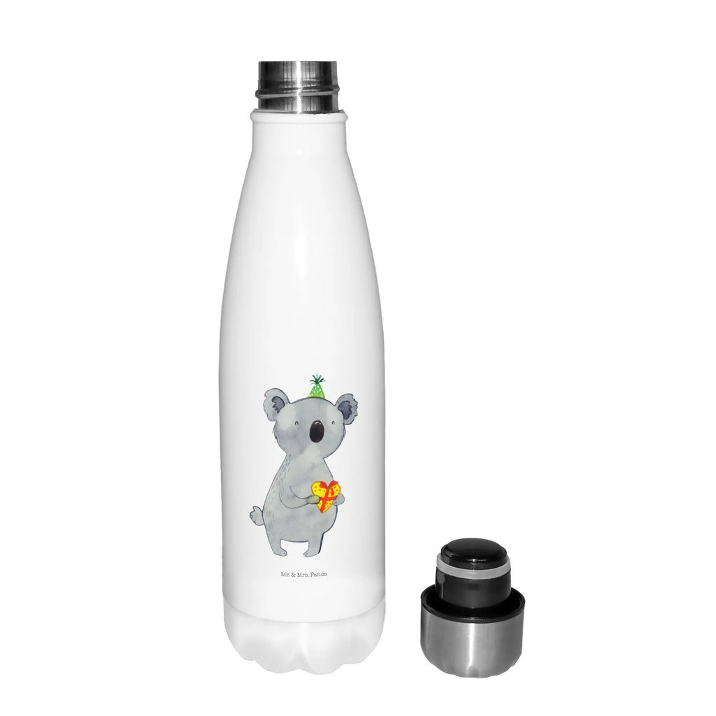 Thermosflasche Koala Geschenk Isolierflasche, Thermoflasche, Trinkflasche, Thermos, Edelstahl, Koala, Koalabär, Geschenk, Geburtstag, Party