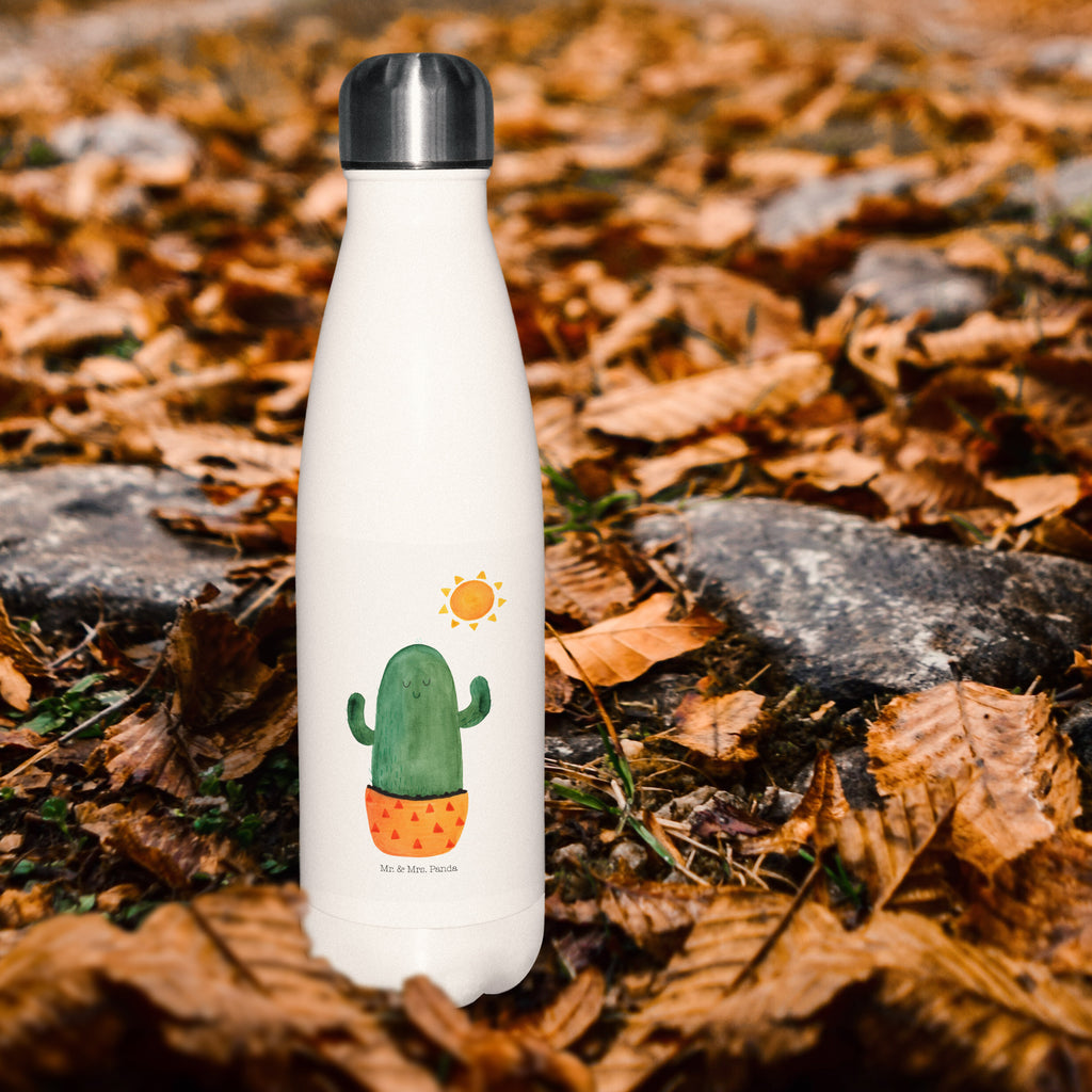 Thermosflasche Kaktus Sonnenanbeter Isolierflasche, Thermoflasche, Trinkflasche, Thermos, Edelstahl, Kaktus, Kakteen, Liebe Kaktusliebe, Sonne, Sonnenschein, Glück, glücklich, Motivation, Neustart, Trennung, Ehebruch, Scheidung, Freundin, Liebeskummer, Liebeskummer Geschenk, Geschenkidee