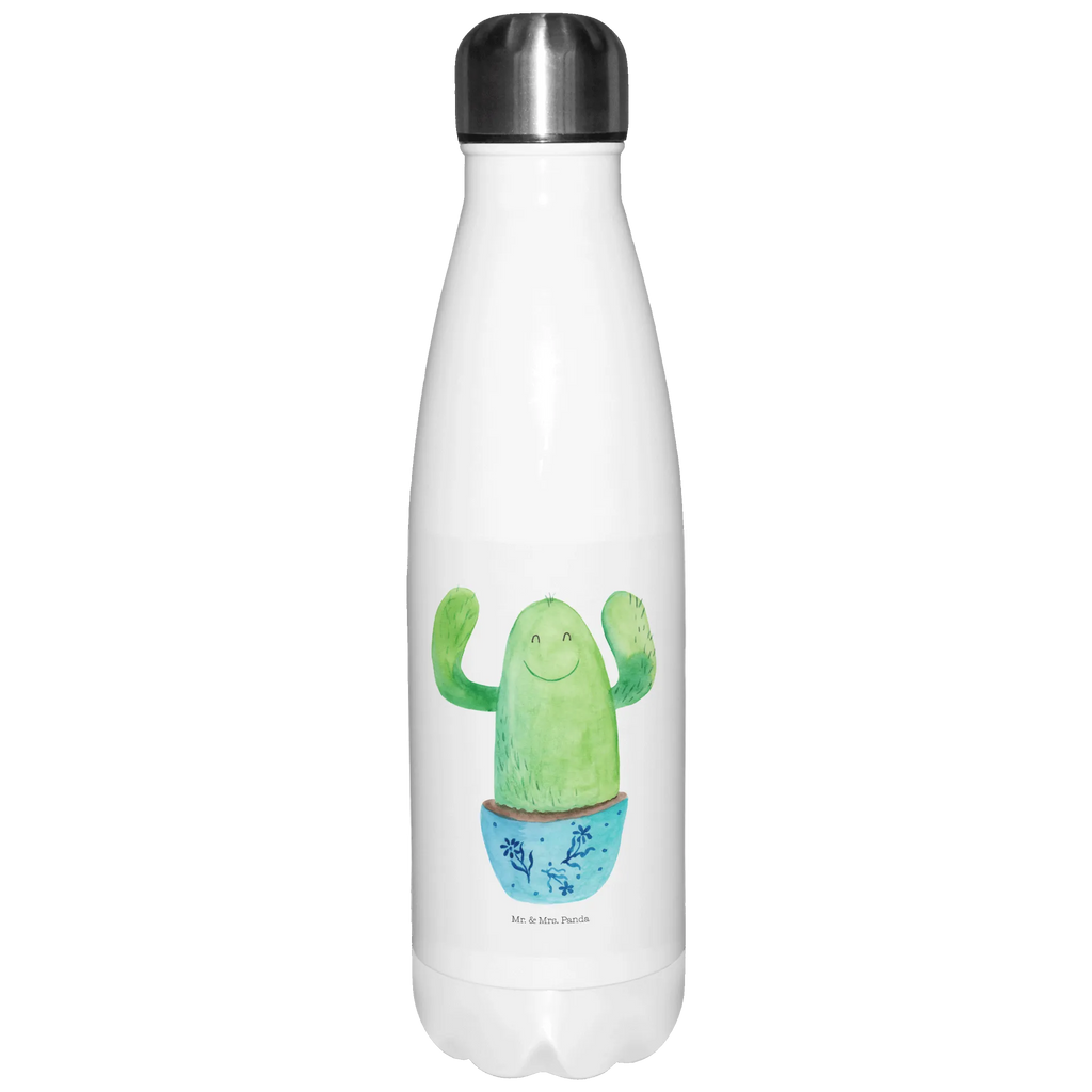 Thermosflasche Kaktus Happy Isolierflasche, Thermoflasche, Trinkflasche, Thermos, Edelstahl, Kaktus, Kakteen, Motivation, Spruch, lustig, Kindersicherung, Neustart, Büro, Büroalltag, Kollege, Kollegin, Freundin, Mutter, Familie, Ausbildung