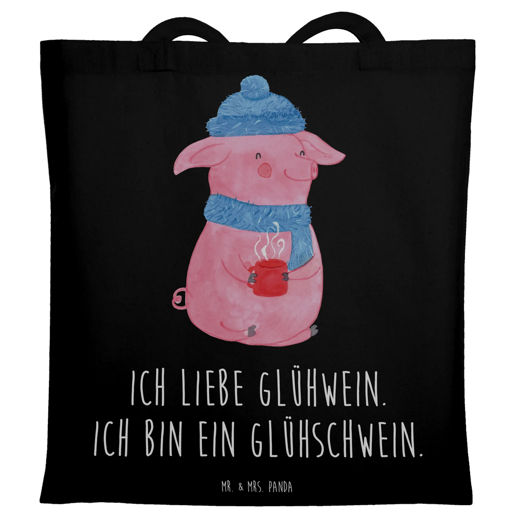 Tragetasche Glühschwein Beuteltasche, Beutel, Einkaufstasche, Jutebeutel, Stoffbeutel, Tasche, Shopper, Umhängetasche, Strandtasche, Schultertasche, Stofftasche, Tragetasche, Badetasche, Jutetasche, Einkaufstüte, Laptoptasche, Winter, Weihnachten, Weihnachtsdeko, Nikolaus, Advent, Heiligabend, Wintermotiv, Glühschwein, Glühwein, Weihnachtsmarkt, Punsch