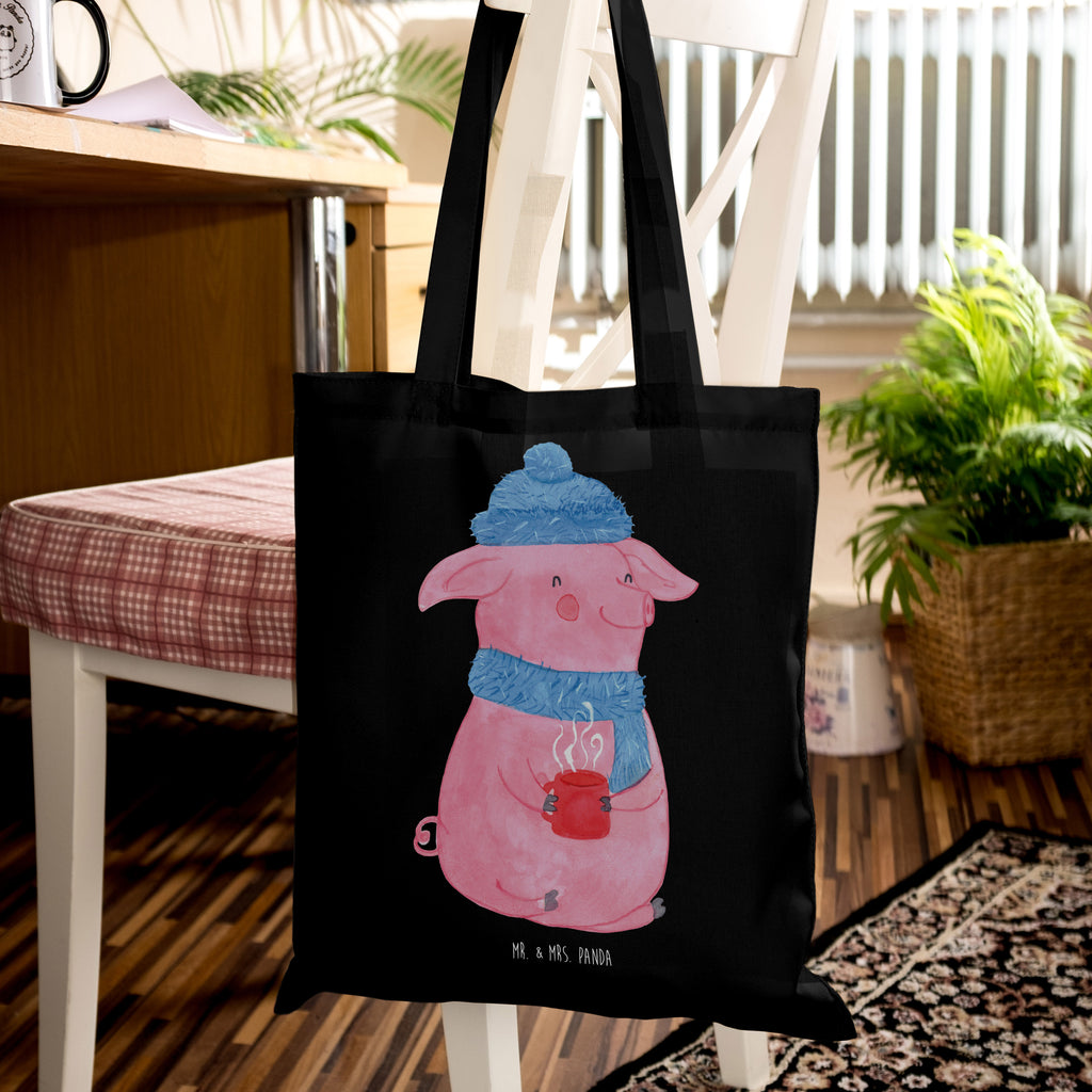 Tragetasche Glühschwein Beuteltasche, Beutel, Einkaufstasche, Jutebeutel, Stoffbeutel, Tasche, Shopper, Umhängetasche, Strandtasche, Schultertasche, Stofftasche, Tragetasche, Badetasche, Jutetasche, Einkaufstüte, Laptoptasche, Winter, Weihnachten, Weihnachtsdeko, Nikolaus, Advent, Heiligabend, Wintermotiv, Glühschwein, Glühwein, Weihnachtsmarkt, Punsch