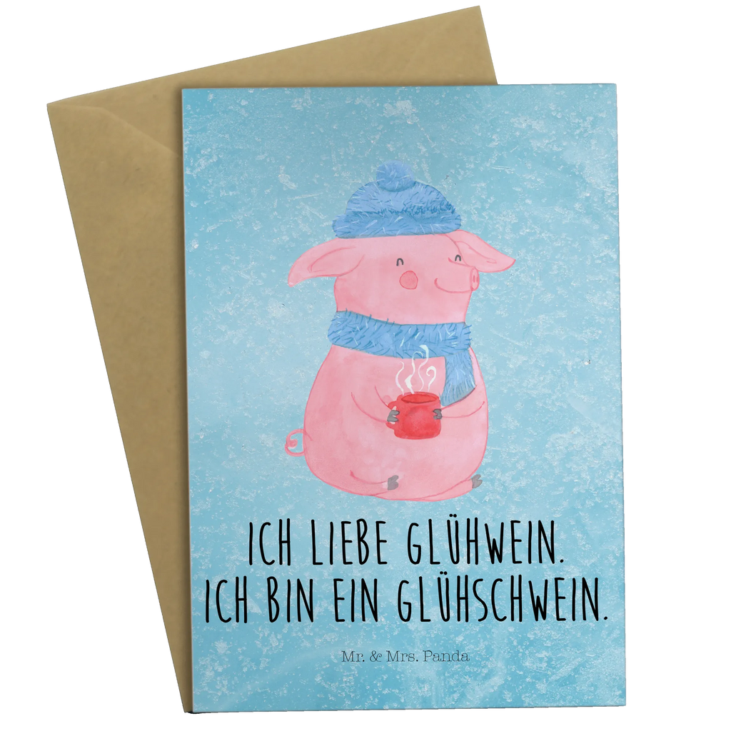 Grußkarte Glühschwein Grußkarte, Klappkarte, Einladungskarte, Glückwunschkarte, Hochzeitskarte, Geburtstagskarte, Karte, Ansichtskarten, Winter, Weihnachten, Weihnachtsdeko, Nikolaus, Advent, Heiligabend, Wintermotiv, Glühschwein, Glühwein, Weihnachtsmarkt, Punsch