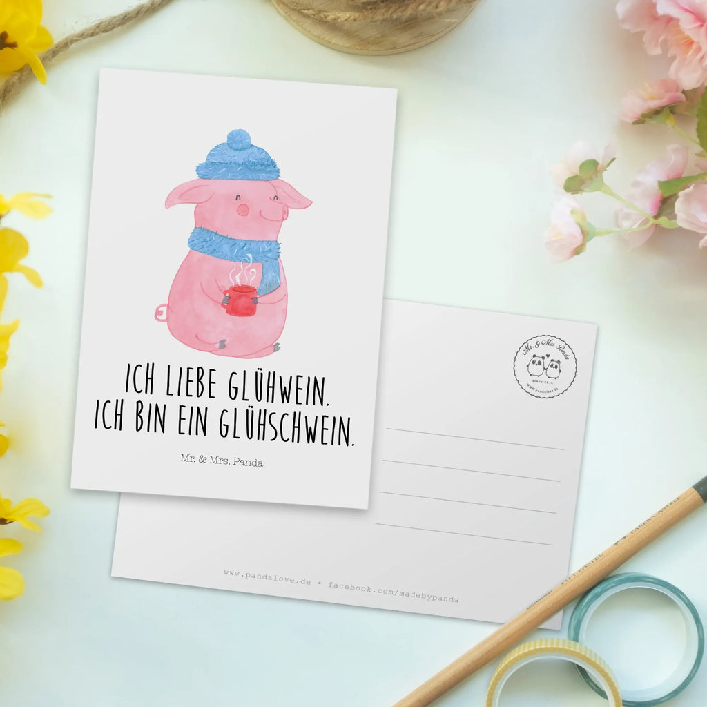 Postkarte Schwein Glühwein Postkarte, Karte, Geschenkkarte, Grußkarte, Einladung, Ansichtskarte, Geburtstagskarte, Einladungskarte, Dankeskarte, Ansichtskarten, Einladung Geburtstag, Einladungskarten Geburtstag, Winter, Weihnachten, Weihnachtsdeko, Nikolaus, Advent, Heiligabend, Wintermotiv, Glühschwein, Glühwein, Weihnachtsmarkt, Punsch