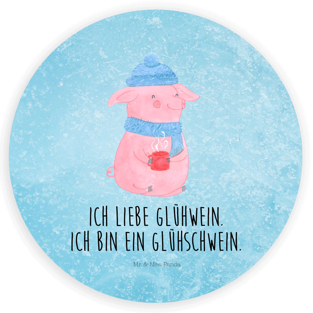 Rund Aufkleber Glühschwein Sticker, Aufkleber, Etikett, Kinder, rund, Winter, Weihnachten, Weihnachtsdeko, Nikolaus, Advent, Heiligabend, Wintermotiv, Glühschwein, Glühwein, Weihnachtsmarkt, Punsch