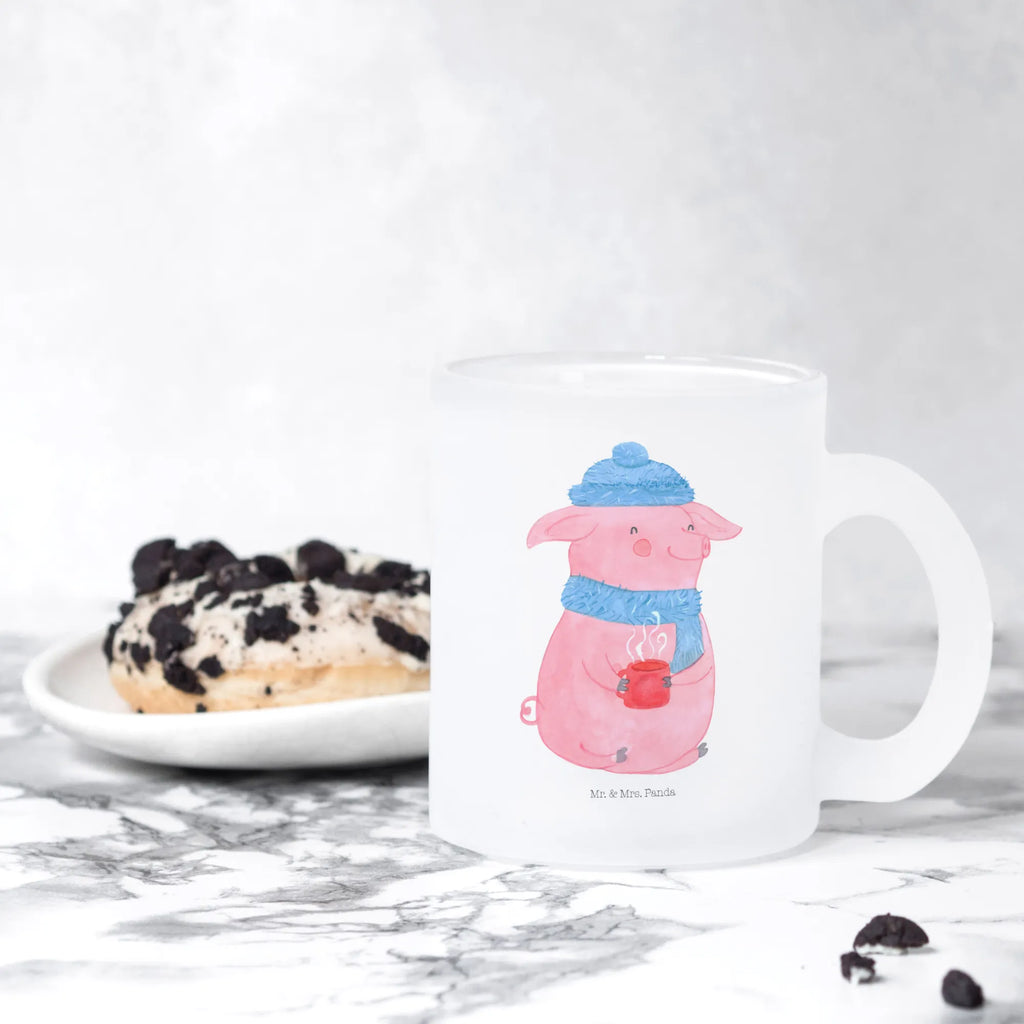 Teetasse Glühschwein Teetasse, Teeglas, Teebecher, Tasse mit Henkel, Tasse, Glas Teetasse, Teetasse aus Glas, Winter, Weihnachten, Weihnachtsdeko, Nikolaus, Advent, Heiligabend, Wintermotiv, Glühschwein, Glühwein, Weihnachtsmarkt, Punsch