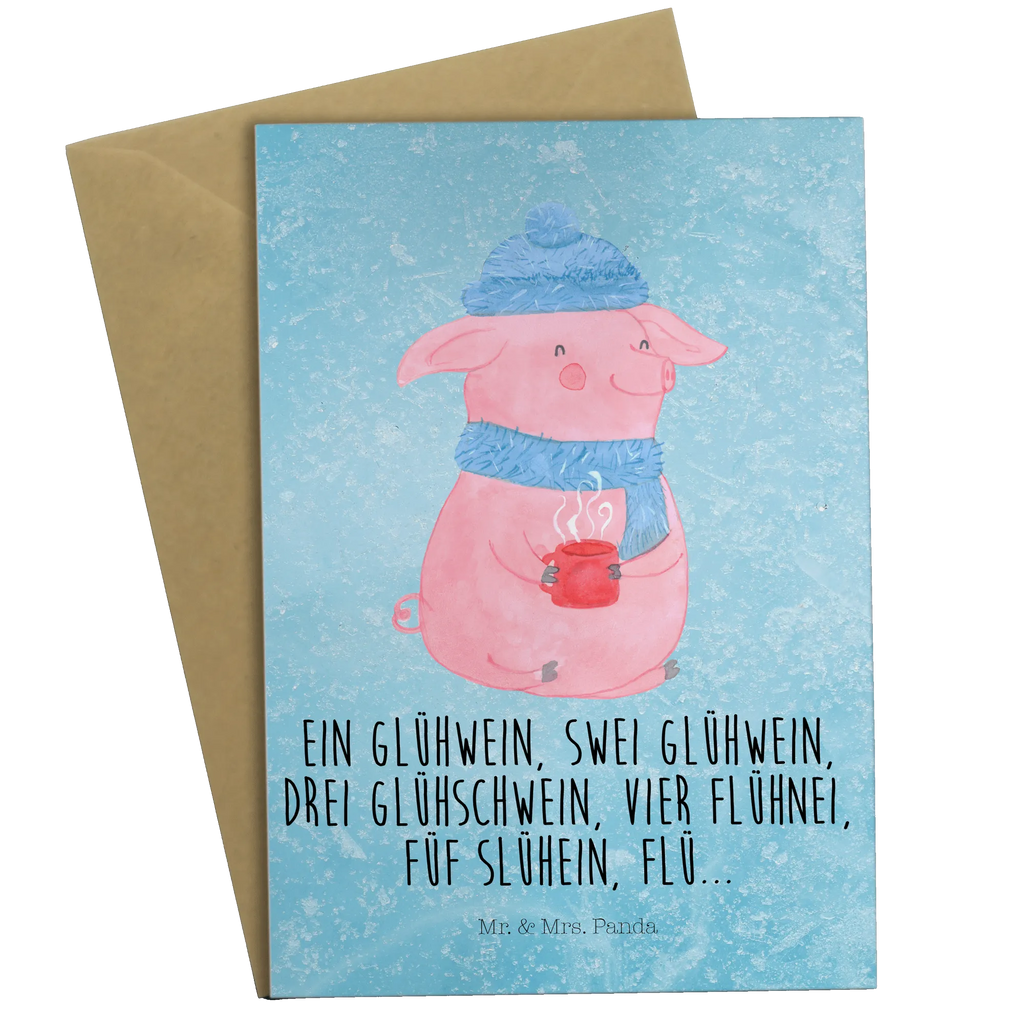 Grußkarte Lallelndes Glühschwein Grußkarte, Klappkarte, Einladungskarte, Glückwunschkarte, Hochzeitskarte, Geburtstagskarte, Karte, Ansichtskarten, Winter, Weihnachten, Weihnachtsdeko, Nikolaus, Advent, Heiligabend, Wintermotiv, Glühwein, Betrunken, Weihnachtsmarkt, Spruch