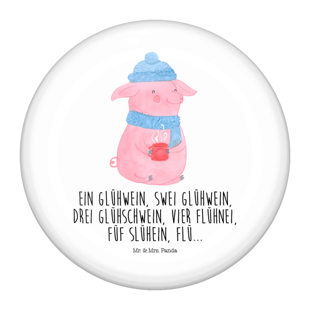 Button Lallelndes Glühschwein 50mm Button, Button, Pin, Anstecknadel, Winter, Weihnachten, Weihnachtsdeko, Nikolaus, Advent, Heiligabend, Wintermotiv, Glühwein, Betrunken, Weihnachtsmarkt, Spruch