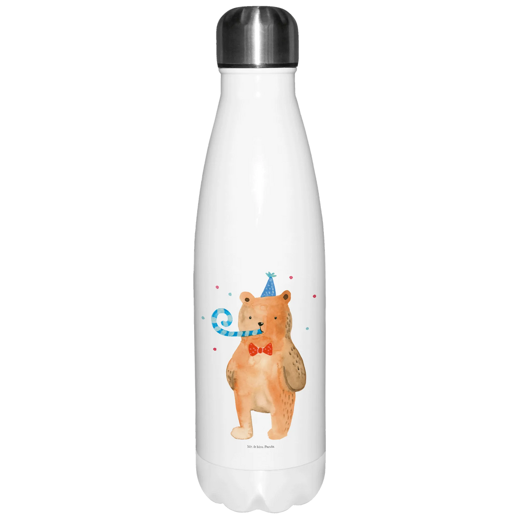 Thermosflasche Birthday Bär Isolierflasche, Thermoflasche, Trinkflasche, Thermos, Edelstahl, Bär, Teddy, Teddybär, Happy Birthday, Alles Gute, Glückwunsch, Geburtstag