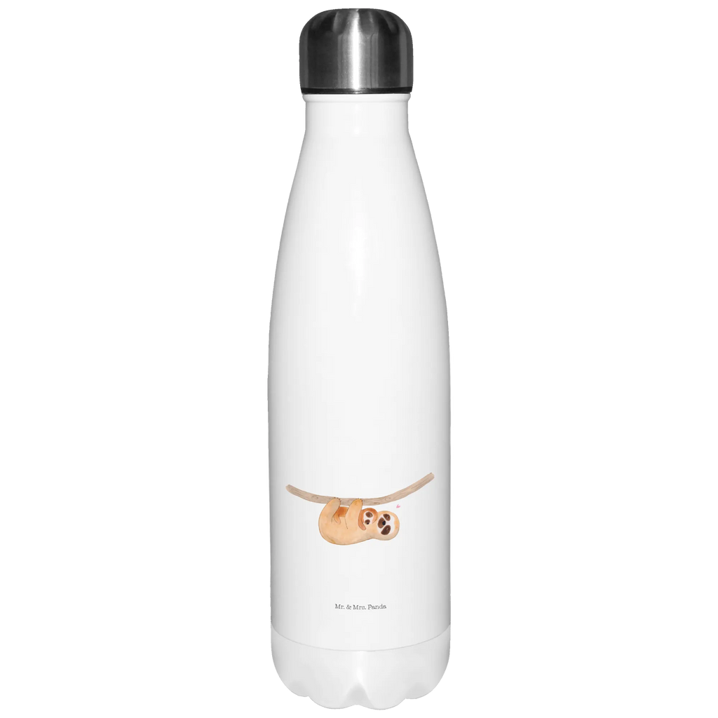 Thermosflasche Faultier mit Kind Isolierflasche, Thermoflasche, Trinkflasche, Thermos, Edelstahl, Faultier, Faultier Geschenk, Faultier Deko, Kind, Baby, Liebe, Mutter, Mama, Geburt, Kinder, Faulheit, Spaß, Niedlichkeit