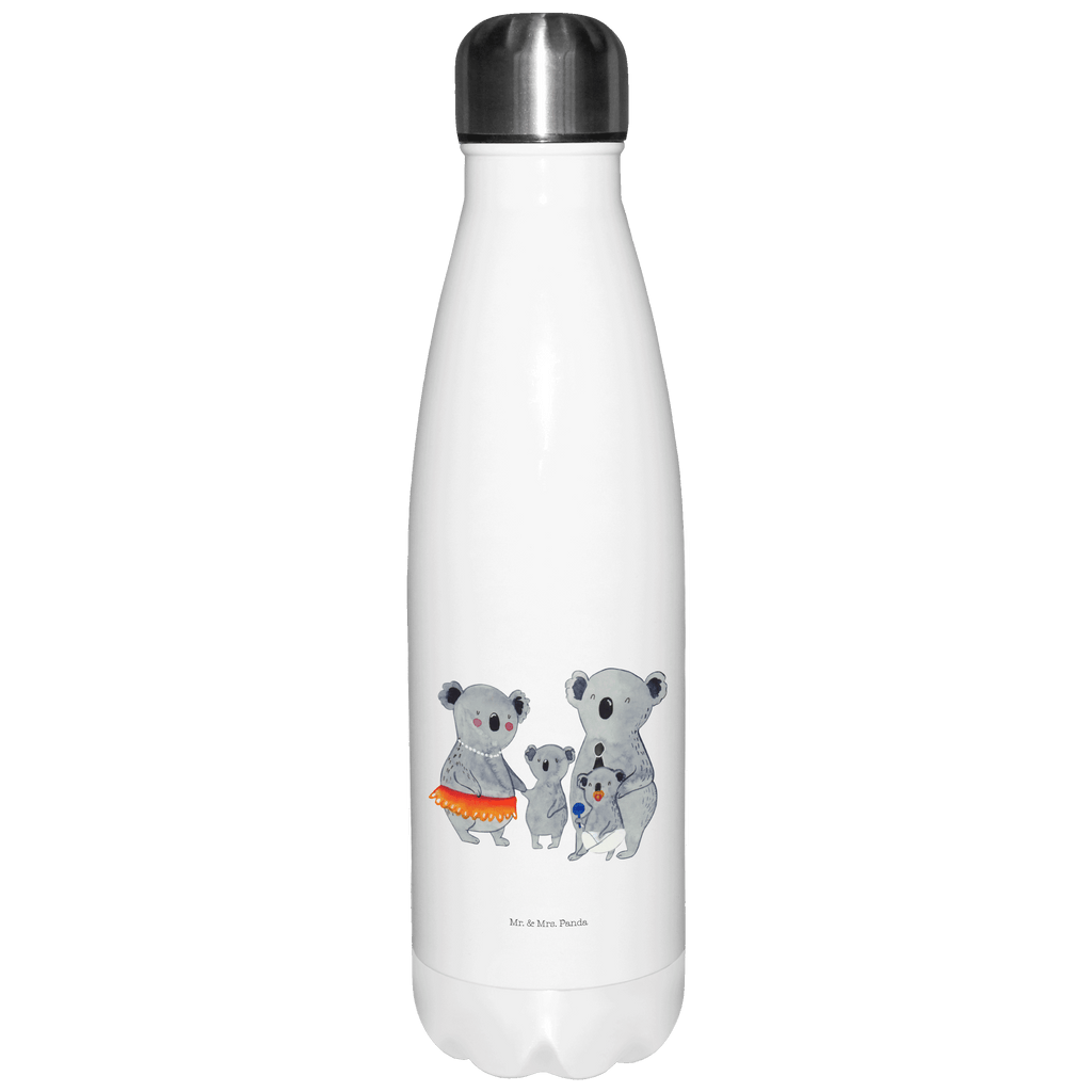 Thermosflasche Koala Familie Isolierflasche, Thermoflasche, Trinkflasche, Thermos, Edelstahl, Familie, Vatertag, Muttertag, Bruder, Schwester, Mama, Papa, Oma, Opa, Koala, Koalas, Family, Kinder, Geschwister, Familienleben