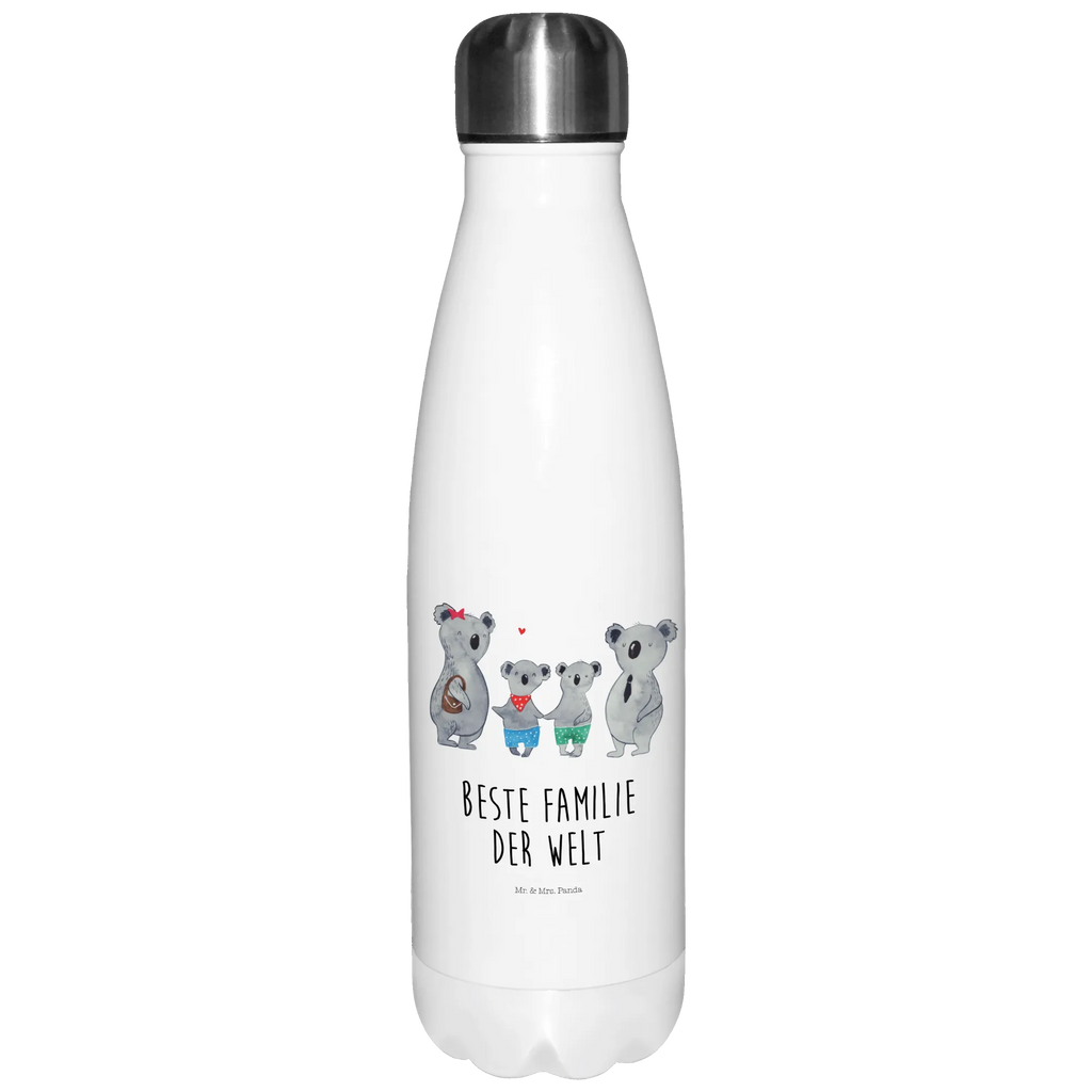 Thermosflasche Koala Familie zwei Isolierflasche, Thermoflasche, Trinkflasche, Thermos, Edelstahl, Familie, Vatertag, Muttertag, Bruder, Schwester, Mama, Papa, Oma, Opa, Koala, Koalabär, beste Familie, Familienzeit, Familienleben, Koalafamilie, Lieblingsfamilie