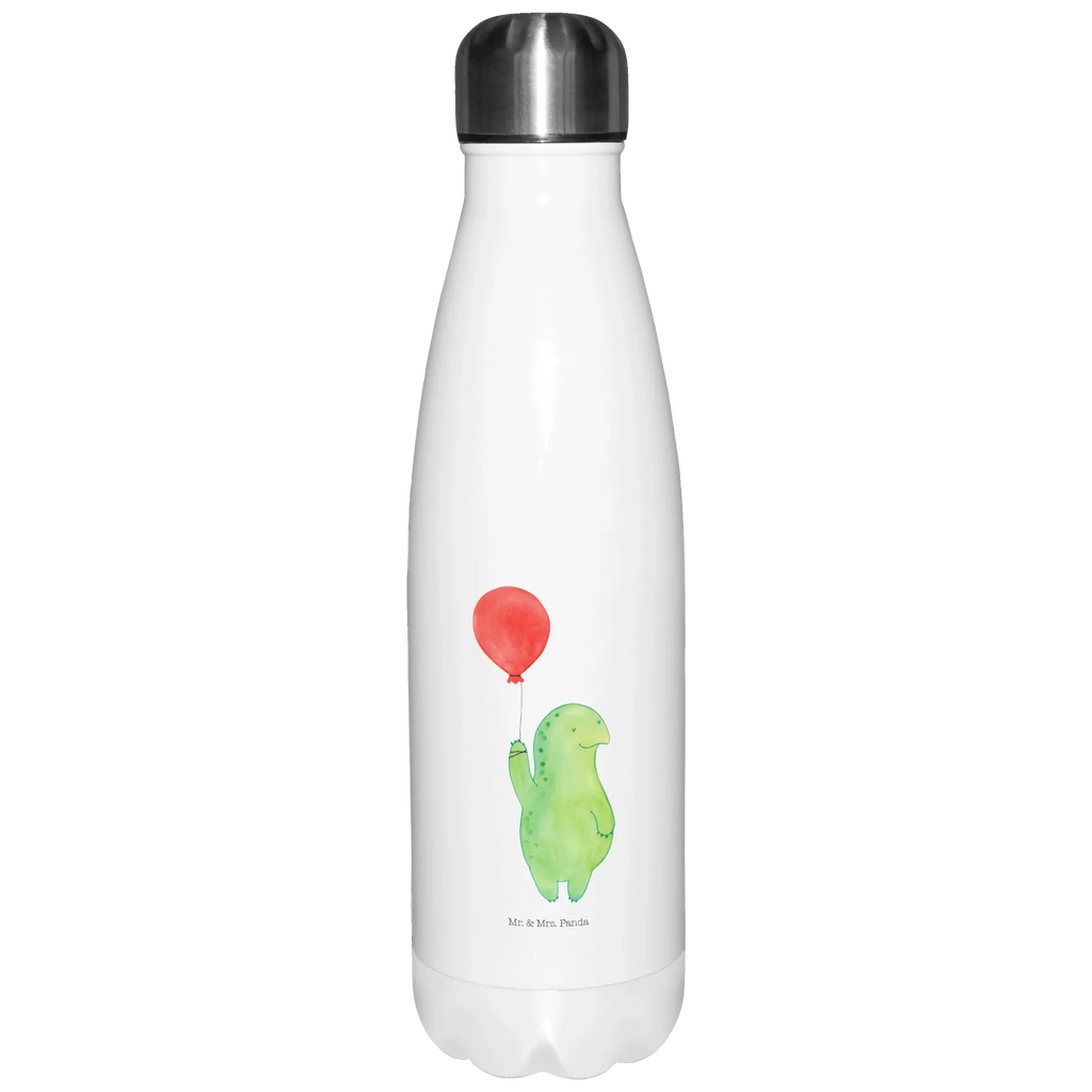 Thermosflasche Schildkröte Luftballon Isolierflasche, Thermoflasche, Trinkflasche, Thermos, Edelstahl, Schildkröte, Schildkröten, Mutausbruch, Motivation, Motivationsspruch