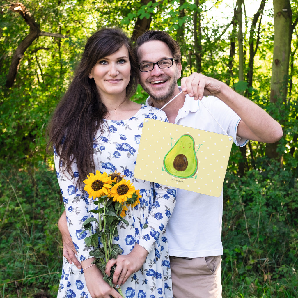 Deko Schild Avocado Happy Dekoschild, Deko Schild, Schild, Tür Schild, Türschild, Holzschild, Wandschild, Wanddeko, Avocado, Veggie, Vegan, Gesund, Chaos