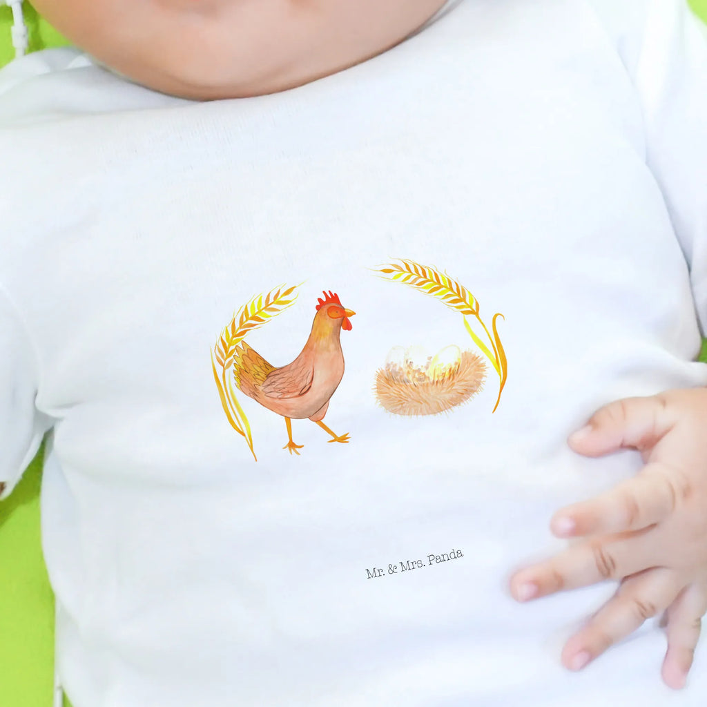 Organic Baby Shirt Huhn Stolz Baby T-Shirt, Jungen Baby T-Shirt, Mädchen Baby T-Shirt, Shirt, Bauernhof, Hoftiere, Landwirt, Landwirtin, Hahn, Henne, Hühner, Eier, Hof, Landleben, Motivation, Geburt, Magie, Spruch, Schwangerschaft