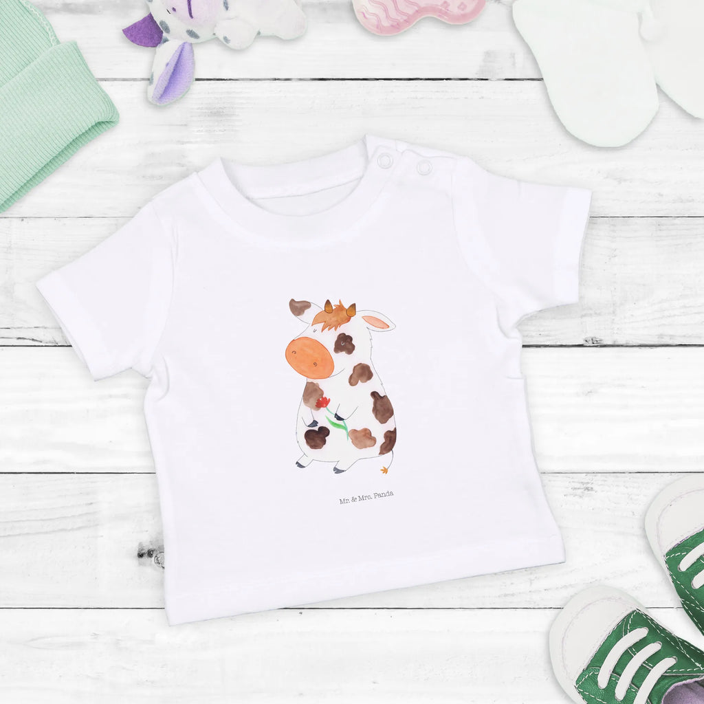 Organic Baby Shirt Kuh Baby T-Shirt, Jungen Baby T-Shirt, Mädchen Baby T-Shirt, Shirt, Bauernhof, Hoftiere, Landwirt, Landwirtin, Kuh, Kühe, Träume, Flausen, Spruch, Magie, Motivtion, Hof, Milch, Milchkuh