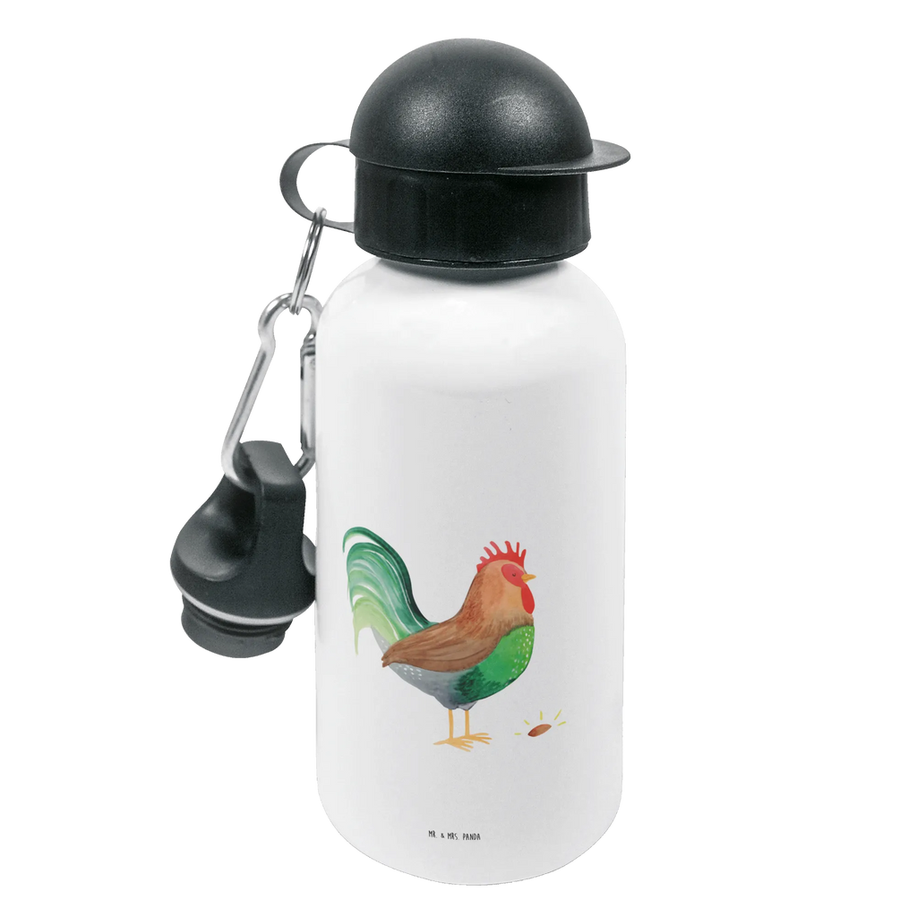 Kindertrinkflasche Hahn mit Korn Kindertrinkflasche, Kinder Trinkflasche, Trinkflasche, Flasche, Kinderflasche, Kinder, Kids, Kindergarten Flasche, Grundschule, Jungs, Mädchen, Bauernhof, Hoftiere, Landwirt, Landwirtin, Hahn, Korn, Henne, Eier, Natur