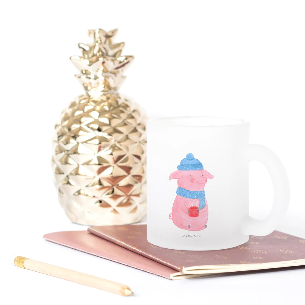 Teetasse Lallelndes Glühschwein Teetasse, Teeglas, Teebecher, Tasse mit Henkel, Tasse, Glas Teetasse, Teetasse aus Glas, Winter, Weihnachten, Weihnachtsdeko, Nikolaus, Advent, Heiligabend, Wintermotiv, Glühwein, Betrunken, Weihnachtsmarkt, Spruch