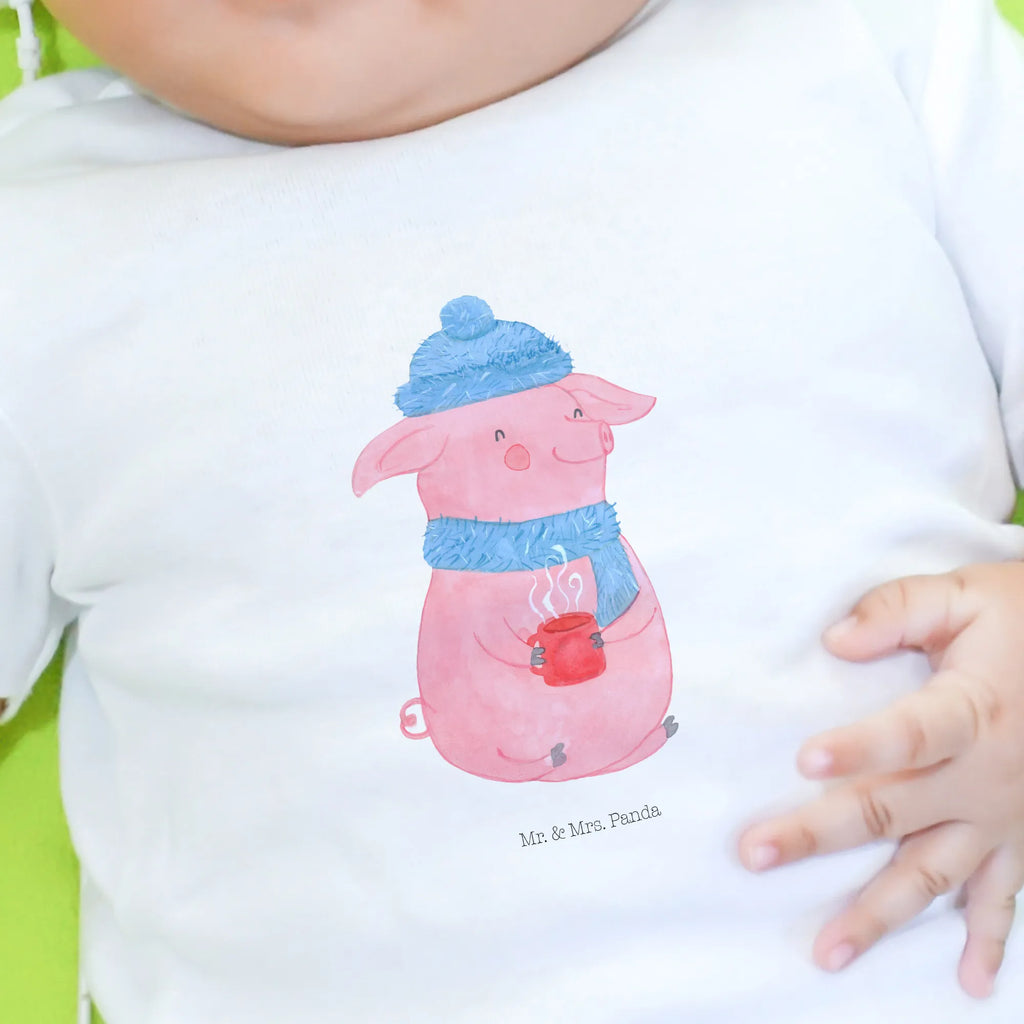 Organic Baby Shirt Schweinchen Glühwein Baby T-Shirt, Jungen Baby T-Shirt, Mädchen Baby T-Shirt, Shirt, Winter, Weihnachten, Weihnachtsdeko, Nikolaus, Advent, Heiligabend, Wintermotiv, Glühwein, Betrunken, Weihnachtsmarkt, Spruch