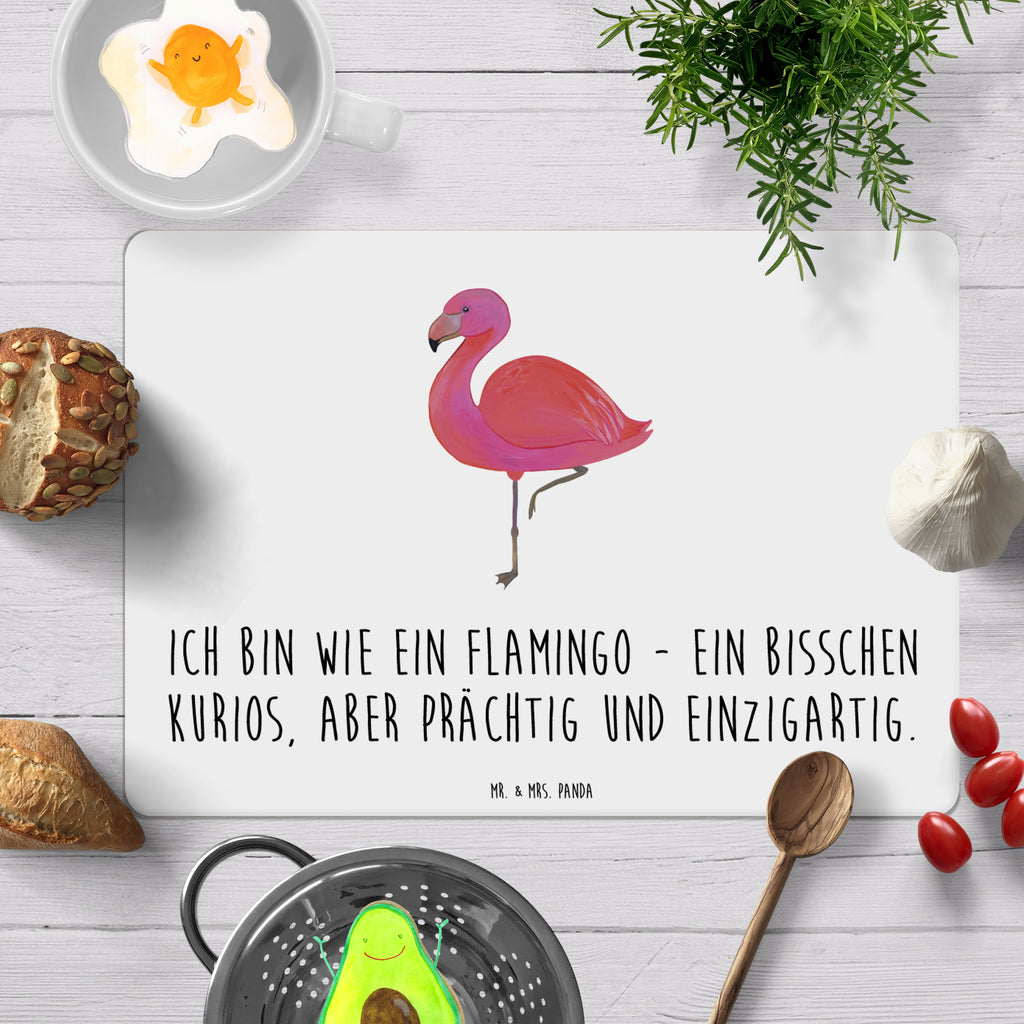 Tischset Flamingo classic Tischset, Tischuntersetzer, Platzset, Tischsets abwaschbar, Tischunterlage, Flamingo, Einzigartig, Selbstliebe, Stolz, ich, für mich, Spruch, Freundin, Freundinnen, Außenseiter, Sohn, Tochter, Geschwister