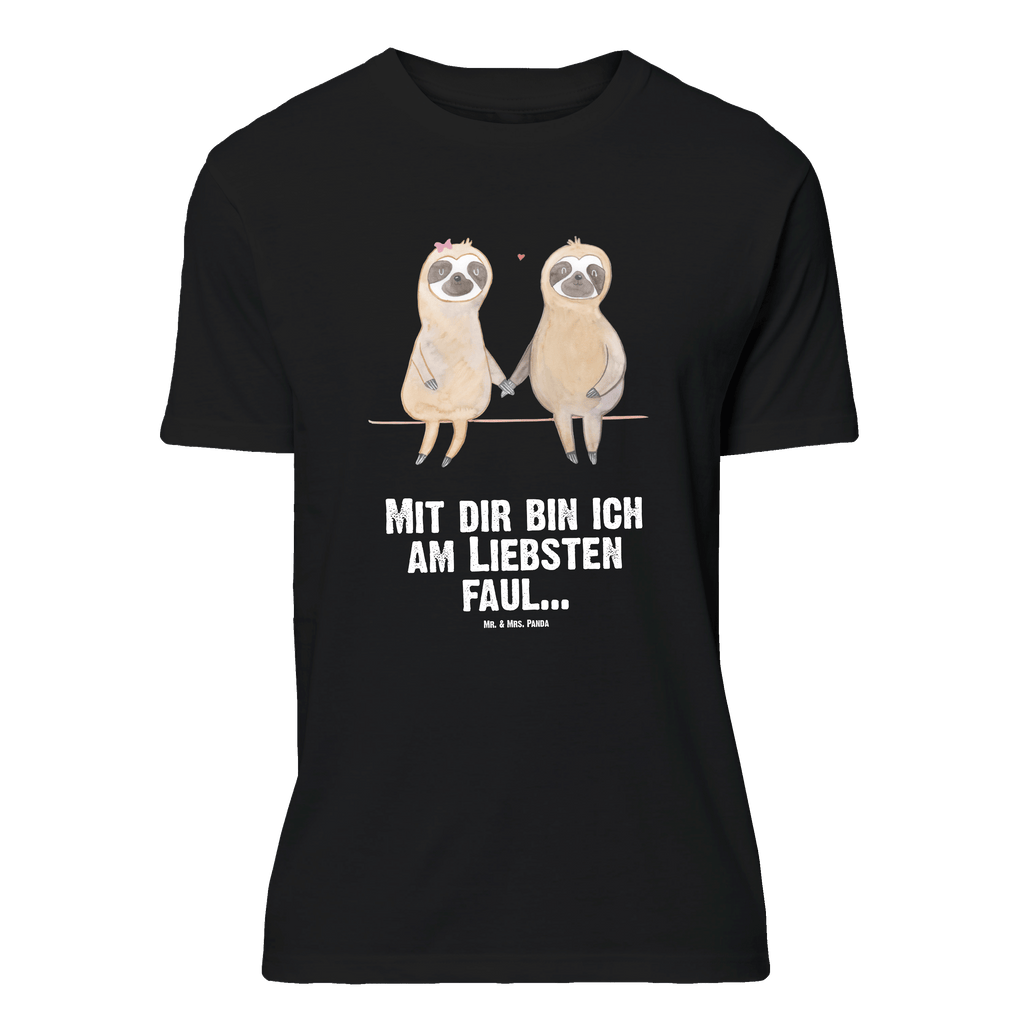 T-Shirt Standard Faultier Pärchen T-Shirt, Shirt, Tshirt, Lustiges T-Shirt, T-Shirt mit Spruch, Party, Junggesellenabschied, Jubiläum, Geburstag, Herrn, Damen, Männer, Frauen, Schlafshirt, Nachthemd, Sprüche, Faultier, Faultier Geschenk, Faultier Deko, Faultiere, faul, Lieblingstier, Liebe, Liebespaar, Faultierliebe, Faultierpärchen, verliebt, verlobt, gemeinsam, relaxen, Pärchen, Beziehung, Langsamkeit