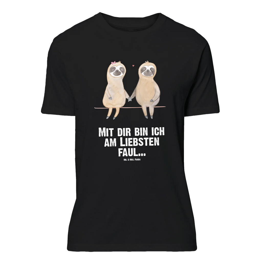 T-Shirt Standard Faultier Pärchen T-Shirt, Shirt, Tshirt, Lustiges T-Shirt, T-Shirt mit Spruch, Party, Junggesellenabschied, Jubiläum, Geburstag, Herrn, Damen, Männer, Frauen, Schlafshirt, Nachthemd, Sprüche, Faultier, Faultier Geschenk, Faultier Deko, Faultiere, faul, Lieblingstier, Liebe, Liebespaar, Faultierliebe, Faultierpärchen, verliebt, verlobt, gemeinsam, relaxen, Pärchen, Beziehung, Langsamkeit