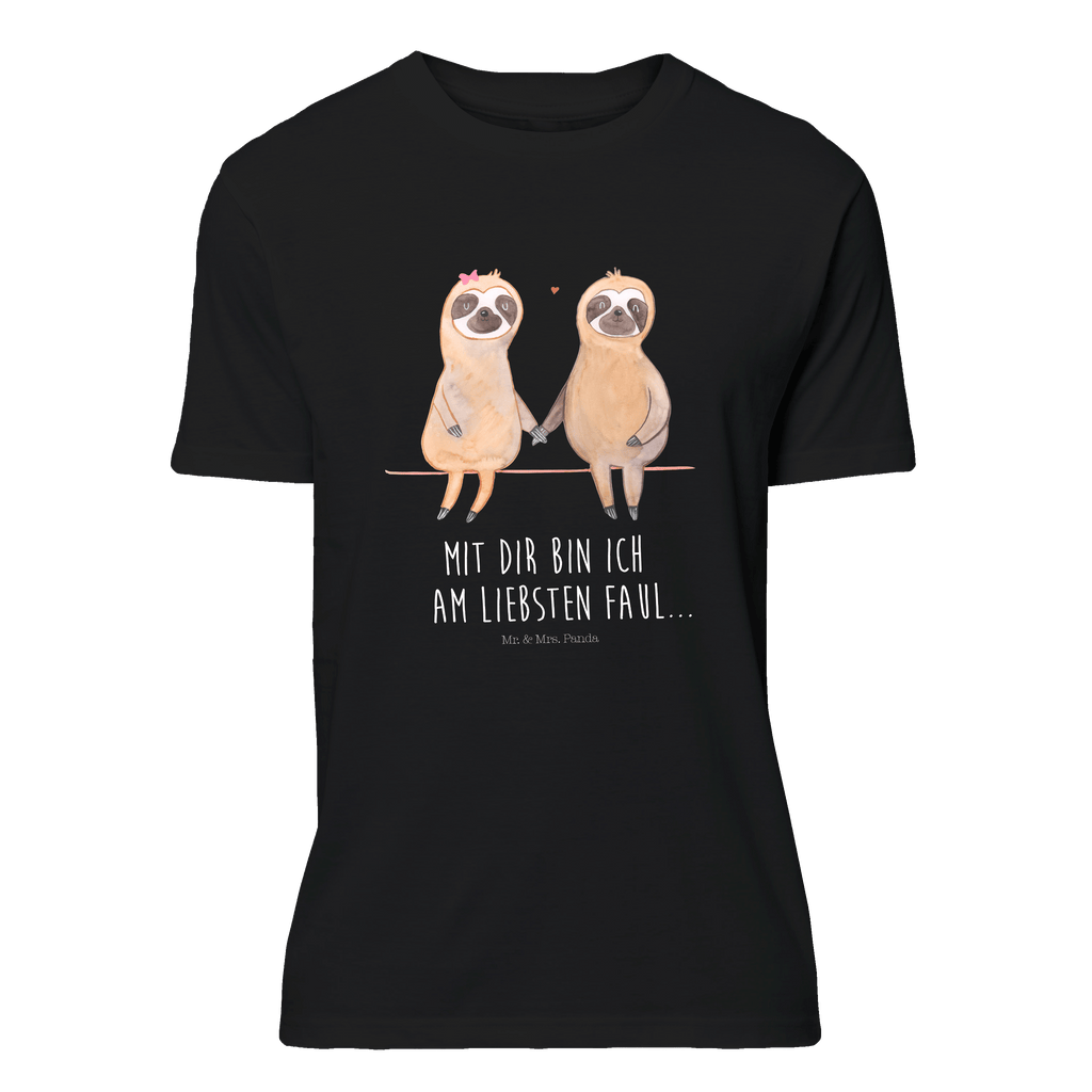 T-Shirt Standard Faultier Pärchen T-Shirt, Shirt, Tshirt, Lustiges T-Shirt, T-Shirt mit Spruch, Party, Junggesellenabschied, Jubiläum, Geburstag, Herrn, Damen, Männer, Frauen, Schlafshirt, Nachthemd, Sprüche, Faultier, Faultier Geschenk, Faultier Deko, Faultiere, faul, Lieblingstier, Liebe, Liebespaar, Faultierliebe, Faultierpärchen, verliebt, verlobt, gemeinsam, relaxen, Pärchen, Beziehung, Langsamkeit