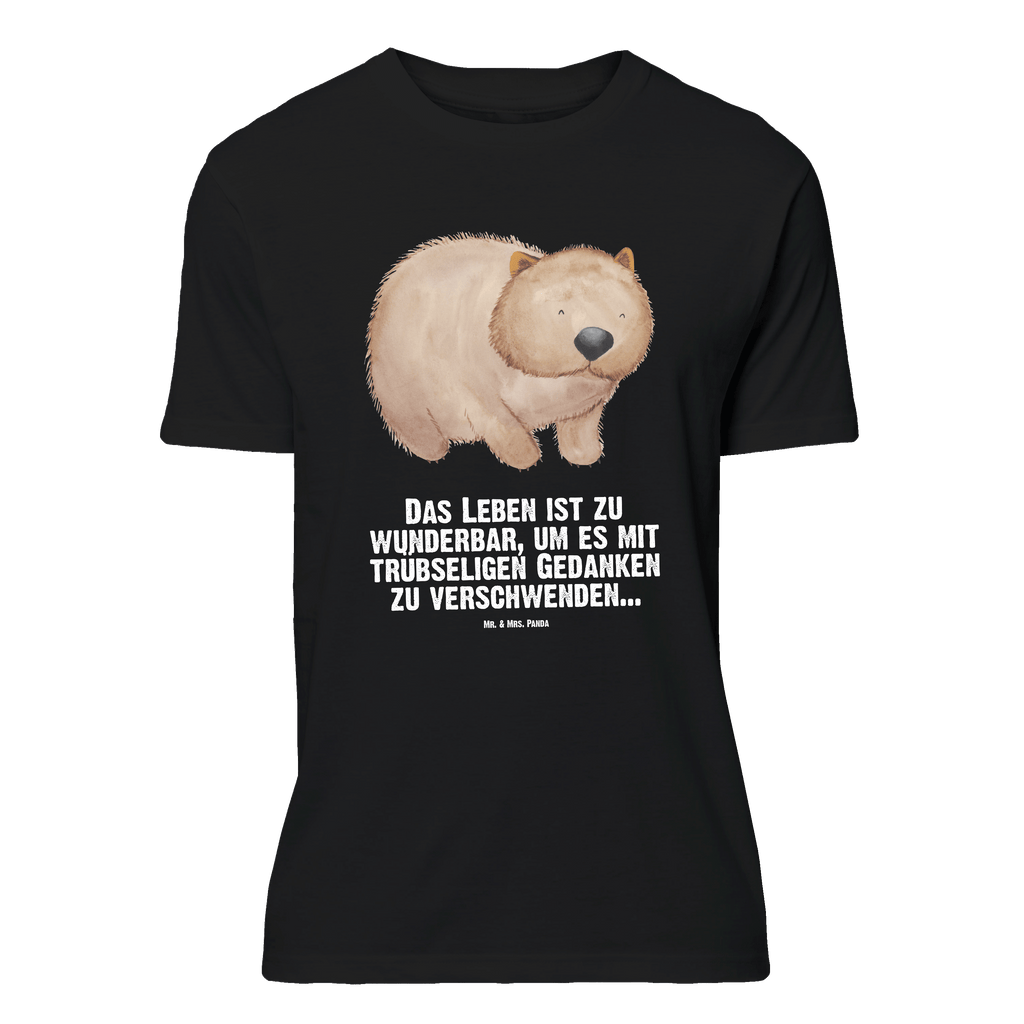 T-Shirt Standard Wombat T-Shirt, Shirt, Tshirt, Lustiges T-Shirt, T-Shirt mit Spruch, Party, Junggesellenabschied, Jubiläum, Geburstag, Herrn, Damen, Männer, Frauen, Schlafshirt, Nachthemd, Sprüche, Tiermotive, Gute Laune, lustige Sprüche, Tiere, Wombat, Das Leben ist schön, Motivation, Spruch, Australien