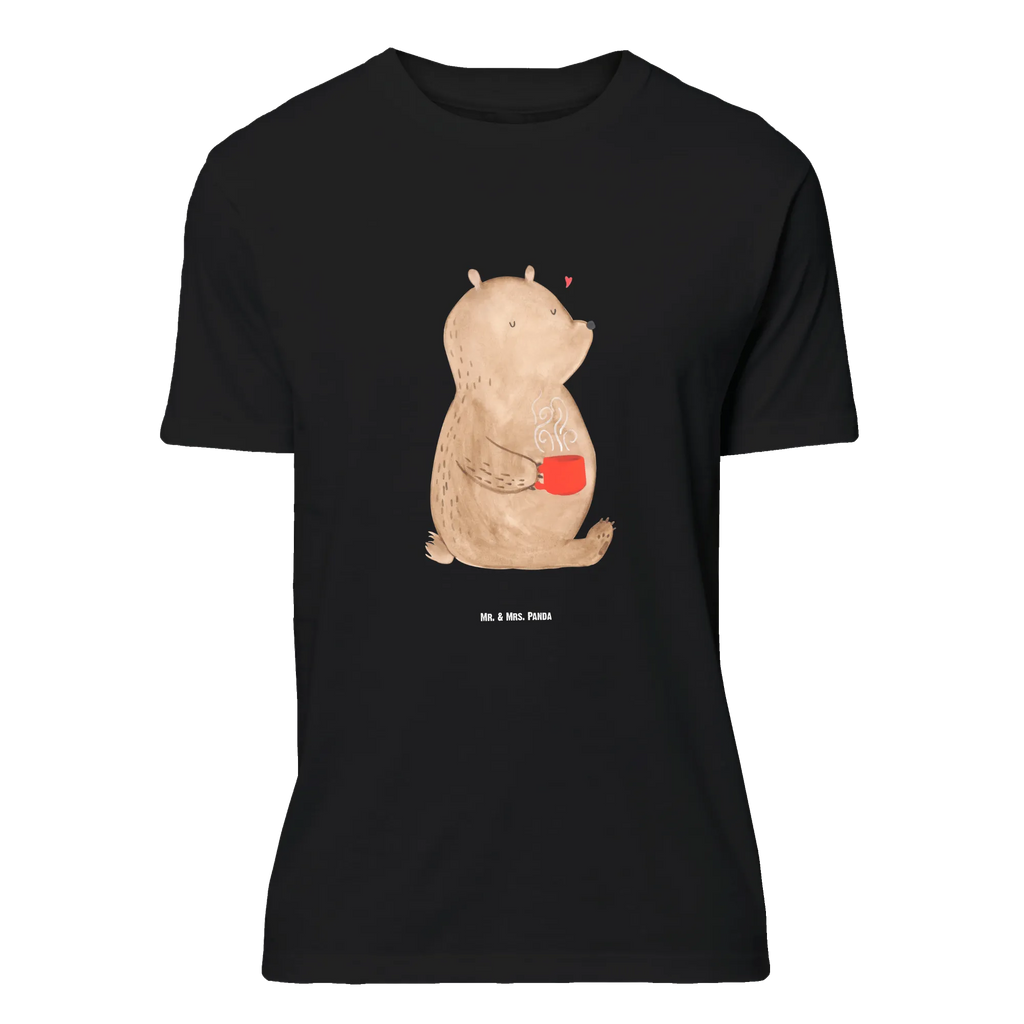 T-Shirt Standard Bär Kaffee T-Shirt, Shirt, Tshirt, Lustiges T-Shirt, T-Shirt mit Spruch, Party, Junggesellenabschied, Jubiläum, Geburstag, Herrn, Damen, Männer, Frauen, Schlafshirt, Nachthemd, Sprüche, Bär, Teddy, Teddybär, Kaffee, Coffee, Bären, guten Morgen, Morgenroutine, Welt erobern, Welt retten, Motivation