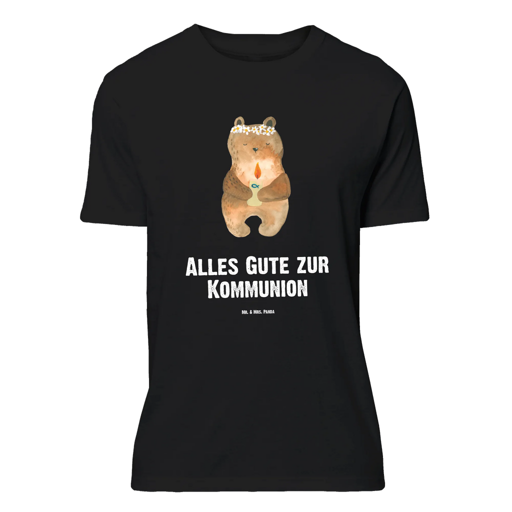 T-Shirt Standard Kommunion-Bär T-Shirt, Shirt, Tshirt, Lustiges T-Shirt, T-Shirt mit Spruch, Party, Junggesellenabschied, Jubiläum, Geburstag, Herrn, Damen, Männer, Frauen, Schlafshirt, Nachthemd, Sprüche, Bär, Teddy, Teddybär, Kommunion, Gottes Segen, Taufkerze, katholisch