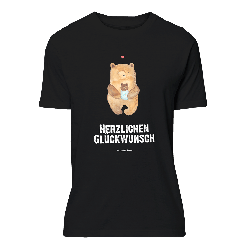 T-Shirt Standard Bär mit Baby T-Shirt, Shirt, Tshirt, Lustiges T-Shirt, T-Shirt mit Spruch, Party, Junggesellenabschied, Jubiläum, Geburstag, Herrn, Damen, Männer, Frauen, Schlafshirt, Nachthemd, Sprüche, Bär, Teddy, Teddybär, Eltern, Mutter, Baby, Taufe, Geburt, Nichte, Neffe, Enkel, Enkelin, Täufling, Geburtstag, Glückwunsch