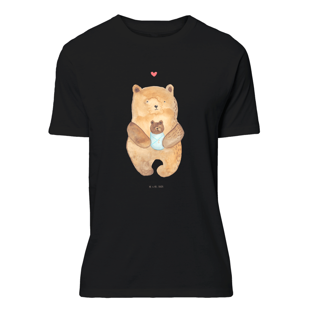 T-Shirt Standard Bär mit Baby T-Shirt, Shirt, Tshirt, Lustiges T-Shirt, T-Shirt mit Spruch, Party, Junggesellenabschied, Jubiläum, Geburstag, Herrn, Damen, Männer, Frauen, Schlafshirt, Nachthemd, Sprüche, Bär, Teddy, Teddybär, Eltern, Mutter, Baby, Taufe, Geburt, Nichte, Neffe, Enkel, Enkelin, Täufling, Geburtstag, Glückwunsch