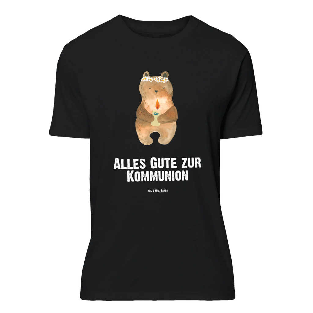 T-Shirt Standard Kommunion-Bär T-Shirt, Shirt, Tshirt, Lustiges T-Shirt, T-Shirt mit Spruch, Party, Junggesellenabschied, Jubiläum, Geburstag, Herrn, Damen, Männer, Frauen, Schlafshirt, Nachthemd, Sprüche, Bär, Teddy, Teddybär, Kommunion, Gottes Segen, Taufkerze, katholisch