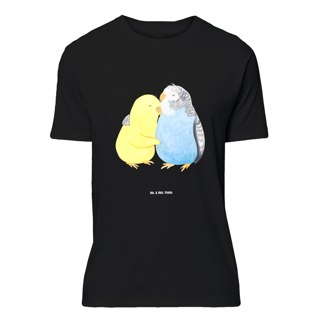 T-Shirt Standard Wellensittich Liebe T-Shirt, Shirt, Tshirt, Lustiges T-Shirt, T-Shirt mit Spruch, Party, Junggesellenabschied, Jubiläum, Geburstag, Herrn, Damen, Männer, Frauen, Schlafshirt, Nachthemd, Sprüche, Liebe, Partner, Freund, Freundin, Ehemann, Ehefrau, Heiraten, Verlobung, Heiratsantrag, Liebesgeschenk, Jahrestag, Hocheitstag, Vögel, Wellensittich, Nähe, Kuscheln, Vertrauen