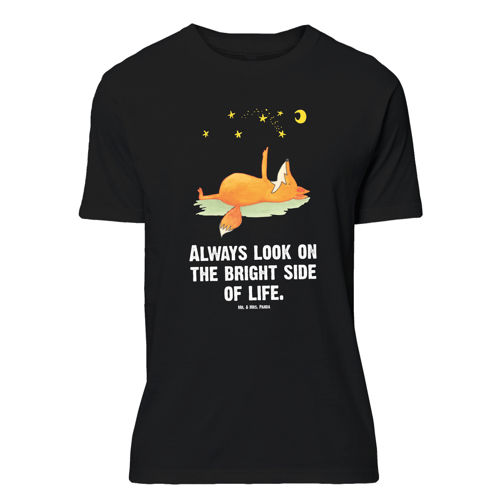 T-Shirt Standard Fuchs Sterne T-Shirt, Shirt, Tshirt, Lustiges T-Shirt, T-Shirt mit Spruch, Party, Junggesellenabschied, Jubiläum, Geburstag, Herrn, Damen, Männer, Frauen, Schlafshirt, Nachthemd, Sprüche, Fuchs, Füchse, tröstende Worte, Spruch positiv, Spruch schön, Romantik, Always Look on the Bright Side of Life